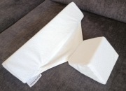 Poduszka Klin do pozycjonowania niemowląt + poduszeczka pod główkę 