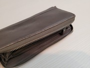 Portfel skóra naturalna kolor szary 