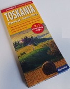 Mapa turystyczna przewodnik 2w1 Toskania Florencja Siena Piza 