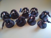 Warhammer 40k Space marine assault terminators squad Black Templars