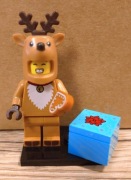 LEGO figurka seria 23 Kostium Renifera / Renifer z dodatkami