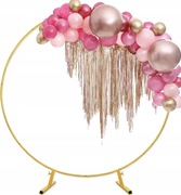 Stojak stelaz tło ścianka girlanda kolor biały