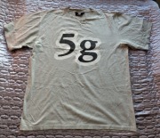 T-Shirt 5G roz. XXL Molesta, Hemp Gru, 5 Gram