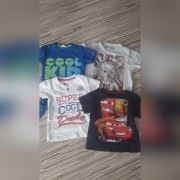 Bluzeczki z krótkim rękawem r.104 gratis polo