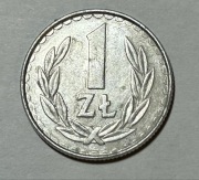 Moneta 1zł 1984 PRL