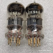 E88CC   TESLA  - złote piny -   NOS    -   para