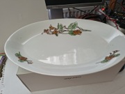 Porcelanowy półmisek w nasturcje Włocławek