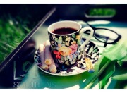 Filiżanka Time Lux Sen w Ogrodzie porcelana 90 ml 