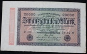 " 20.000 Mark 20.2.1923  Ros.84a  (5 cyfr). ....     od 6,99 zl "