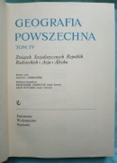 GEOGRAFIA POWSZECHNA Tom IV ZSRR, AZJA, AFRYKA 