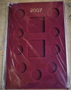 Paleta na monety SREBRNE rocznik 2007