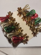 LICHTARZYKI DO ŚWIECZEK NA CHOINKĘ RETRO OŚWIETLENIE LATA 60/70 PRL