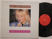 SECRET STAR  - I NEED A MAN  - MAXI 12" - WINYL ITALO DISCO 
