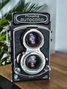 Aparat Minolta Autocord Chiyoko Rokkor 75mm f/3.5 Seikosha-MX