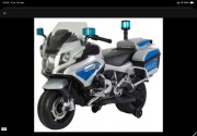 BMW R1200 POLICYJNY,  koła EVA do 30kg moc 90WAT, motocykl na akumulator
