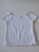 Abercrombie Kids biała bluzeczka młodzieżowa r 158-164