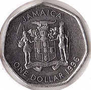 JAMAJKA 1 dolar 1996, KM# 164, AU