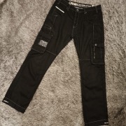 Spodnie jeansowe cargo Crosshatch r. L - bardzo dobry stan