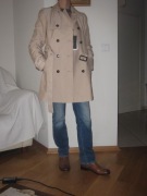 ZARA WOMEN PŁASZCZ BEŻ NOWY Z METKĄ 
