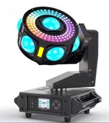 Rudderstar 160W RGBW 3-Axis Beam Laser Strobe Moving Head Light DMX512 RDMN