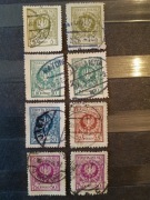 Rok 1924. Fi 185,186,188,189,192. Orzeł w wieńcu 