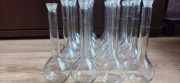 Szklane kolbki miarowe laboratoryjne 50 ml