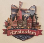 Magnes na lodówkę akrylowy Amsterdam Holland Holandia (42) 