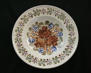 Talerz głęboki fajansowy retro fajans Włocławek prl retro vintage 