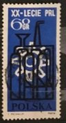 Kolekcja 5 znaczków Polska PRL xx-lecie PRL 1964 r.