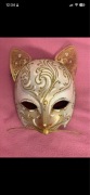 Maska Wenecka kot. Ręcznie zdobiona! 