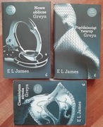 3x E L James Pięćdziesiąt twarzy Greya,Nowe oblicze, Ciemniejsza strona 