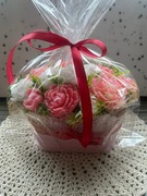 Bukiet kwiatów mydlanych