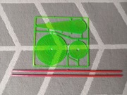 Warhammer 40k wzorniki (zielone) + miarki