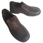 IMAX TEX - WŁOSKIE PÓŁBUTY SPORTOWE - SKÓRZANE - NUBUK - 41/26,5