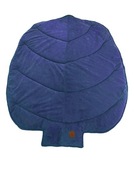 Mata dziecięca liść handmade szafir
