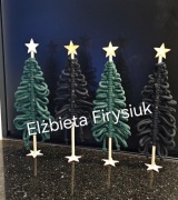 Choinka stojąca makrama ozdoba świateczna 