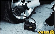 MINI KOMPRESOR SAMOCHODOWY SPRĘŻARKA POMPKA 250 PSI 12V DC VOREL 82100