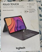 LOGITECH Folio Touch Apple iPad AIR 4th AZERTY Klawiatura etui Uszkodzona