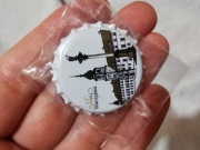 Magnes na lodówkę kapsel POLSKA Warszawa Kolumna Zygmunta Zamek