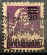 Szwajcaria, HELVETIA, Wilhelm Tell, Mi.160a, 20/15 centymów