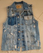 Kamizelka jeansowa, rozm.38 