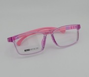 Oprawki do okularów dziecięcych elastyczne różowo fioletowe