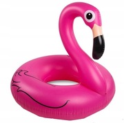 Duże koło dmuchane flaming