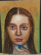 portret z  gilem  obraz