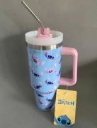 DUŻY PIĘKNY KUBEK TERMICZNY DISNEY LILO I STITCH IDEALNY NA PREZENT 1200 ML