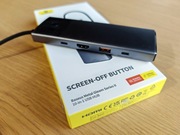 Hub USB-C Baseus Metal Gleam Series II 10w1 4K@60Hz 10Gbps PD