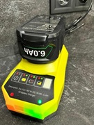 Ładowarka  Akumulatorów Ryobi 18v  + zamieniki 1 szt  