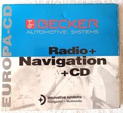 Płyta do nawigacji Becker firmy Navtech,używ.