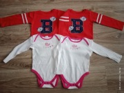 4 x Body długi rękaw Pepco, F&F rozm. 86/92