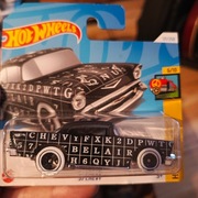 hot wheels 57 chevy art cars